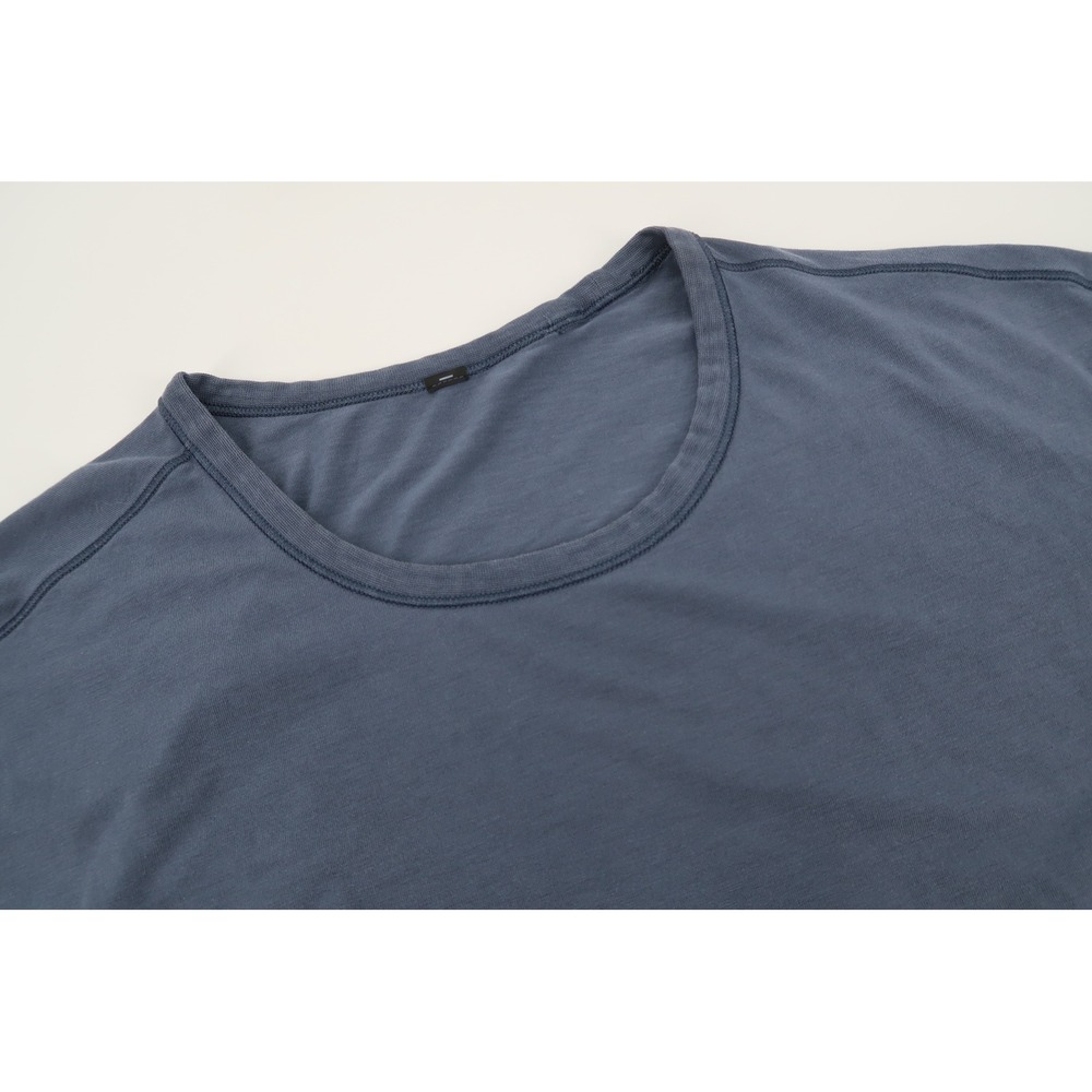 Lululemon 5 Year Basic T Short Sleeve T-Shirt Mens XL Blue Curved Hem Activewear